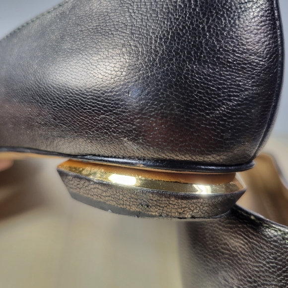 Vaneli Bronze Leather Loafer Flats Women's Size 8 - Picture 12 of 13